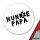 Aufkleber Hundepapa Tapse 10cm Sticker