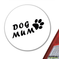 Aufkleber Dog Mum Tapse 10cm Sticker