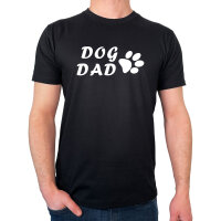 Herren T-Shirt Dog Dad Tapse Größe S-3XL