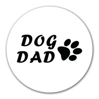 Aufkleber Dog Dad Tapse 10cm Sticker