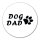 Aufkleber Dog Dad Tapse 10cm Sticker