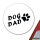 Aufkleber Dog Dad Tapse 10cm Sticker