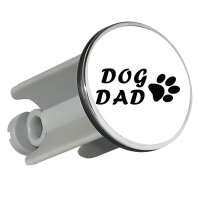 Waschbeckenstöpsel Dog Dad Tapse 4cm Abflussstopfen