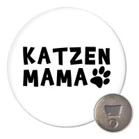 Magnet Katzenmama Tapse 59mm K&uuml;hlschrankmagnet
