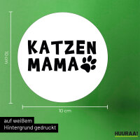 Aufkleber Katzenmama Tapse 10cm Sticker