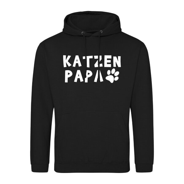 Unisex Hoodie Katzenpapa Tapse Größe S-3XL
