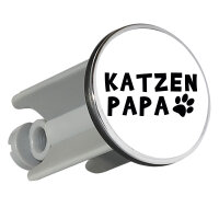 Waschbeckenstöpsel Katzenpapa Tapse 4cm Abflussstopfen