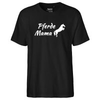 Herren T-Shirt Pferdemama Silhouette Größe S-3XL