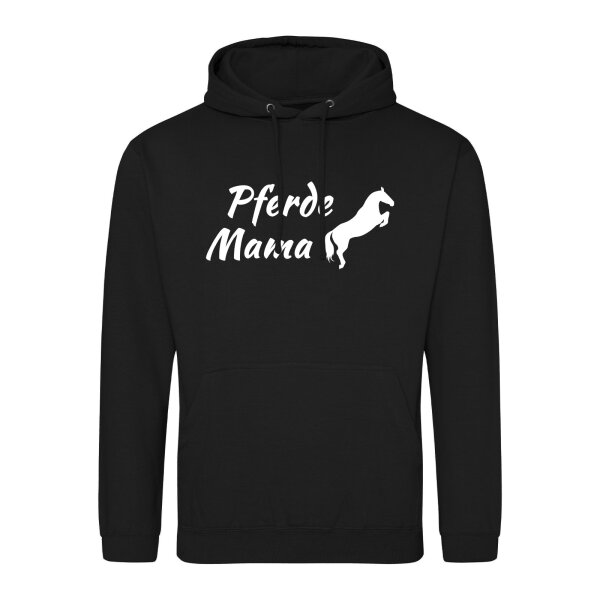 Unisex Hoodie Pferdemama Silhouette Größe S-3XL