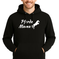Unisex Hoodie Pferdemama Silhouette Größe S-3XL