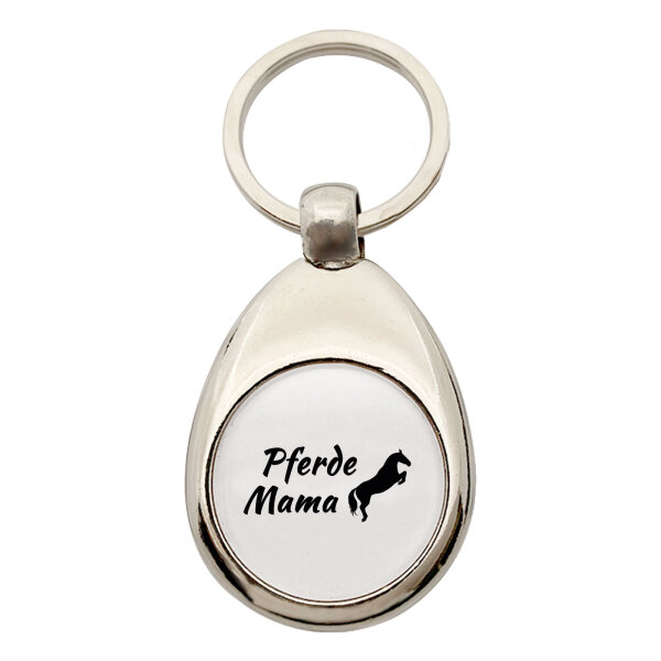 Schlüsselanhänger Pferdemama Silhouette