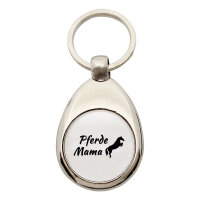 Schlüsselanhänger Pferdemama Silhouette