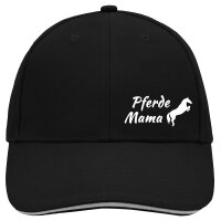 Cappy Mütze Pferdemama Silhouette