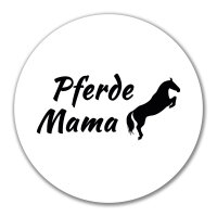 Aufkleber Pferdemama Silhouette 10cm Sticker