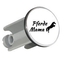 Waschbeckenstöpsel Pferdemama Silhouette 4cm...