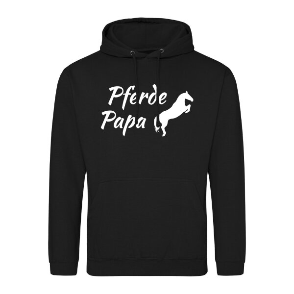 Unisex Hoodie Pferdepapa Silhouette Größe S-3XL