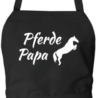 Schürze Pferdepapa Silhouette