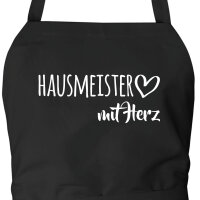 Schürze Hausmeister mit Herz