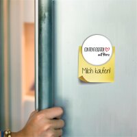 Magnet Content Creator mit Herz 59mm Kühlschrankmagnet Flaschenöffner