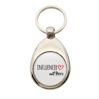Schlüsselanhänger Influencer mit Herz