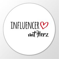 Magnet Influencer mit Herz 59mm Kühlschrankmagnet Flaschenöffner