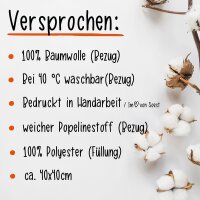 Kissen Blogger mit Herz40x40cm