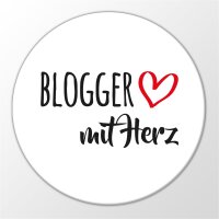 Magnet Blogger mit Herz 59mm Kühlschrankmagnet...