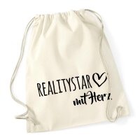 Turnbeutel Ralitystar mit Herz 12 Liter