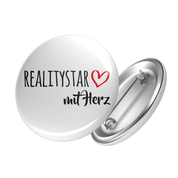 Button Ralitystar mit Herz