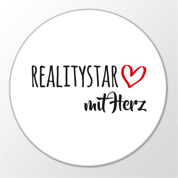 Magnet Realitystar mit Herz 59mm Kühlschrankmagnet Flaschenöffner