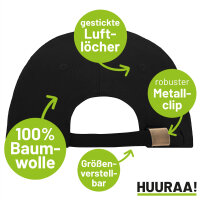 Cappy Mütze Postbotin mit Herz Black/Light Grey