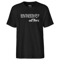 Herren T-Shirt Rentnerin mit Herz Größe S-3XL