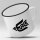 Emaille Tasse Peace Friedenstaube Vintage 300ml