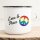Emaille Tasse Love & Peace Vintage 300ml