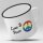 Emaille Tasse Love & Peace Vintage 300ml