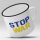 Emaille Tasse Stop War Vintage 300ml