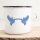 Emaille Tasse Friedenstauben Vintage 300ml