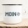Emaille Tasse Moin Kompass Vintage 300ml
