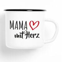 Emaille Tasse Mama Vintage 300ml