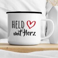 Emaille Tasse Held Vintage 300ml