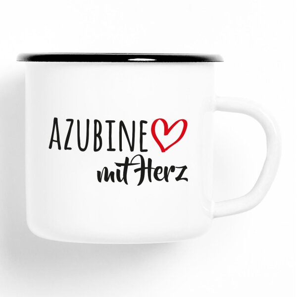 Emaille Tasse Azubine Vintage 300ml