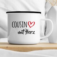 Emaille Tasse Cousin Vintage 300ml