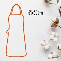 Schürze Backpackerin mit Herz