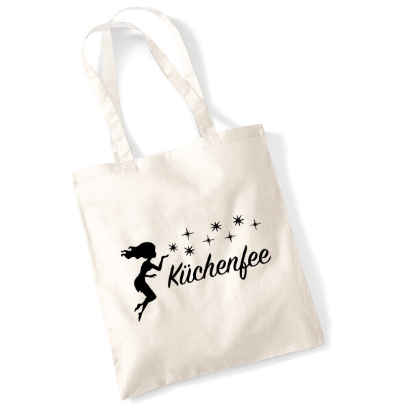 Jutebeutel Küchenfee Sternenstaub 10 Liter