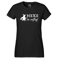 Damen T-Shirt Hexe im Anflug Größe XS-XXL