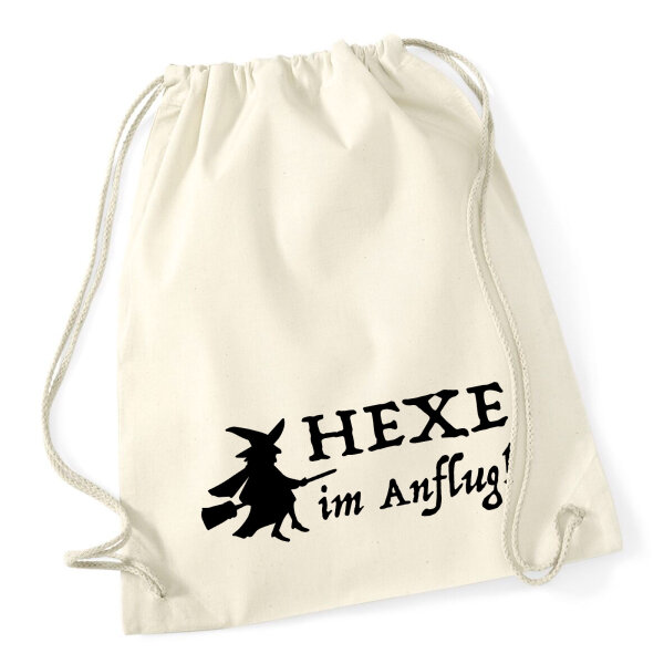 Turnbeutel Hexe im Anflug 12 Liter