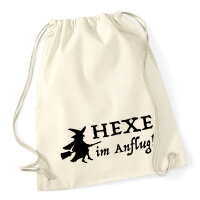Turnbeutel Hexe im Anflug 12 Liter