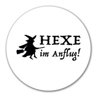 Aufkleber Hexe im Anflug 10cm Sticker