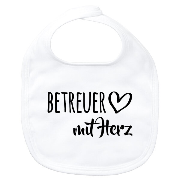 Baby Lätzchen Betreuer mit Herz