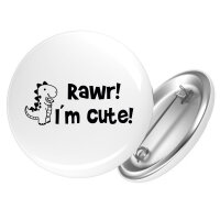 Button T-Rex I`m cute